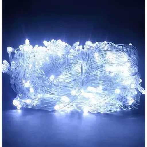 Гірлянда різдвяна Водоспад 3х1.5м на 320 світлодіодів LED гірлянда для прикраси будинків від мережі Біла - фото 1