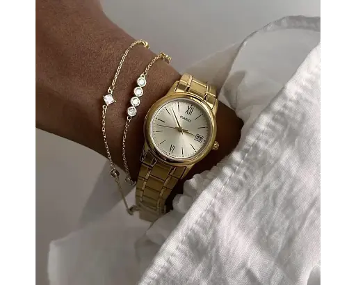 Годинник жіночий Casio LTP-V002G-9B3 (модуль №3363) - фото 3