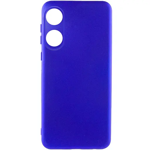Чехол Silicone Cover Lakshmi Full Camera (A) для Oppo A38/A18 Синий/Iris