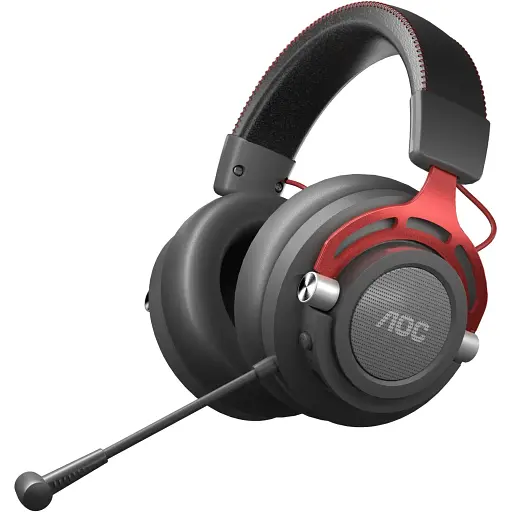 Ігрова гарнітура AOC GH401 50мм Wireless/3.5мм/USB Multi Platform connect - фото 5