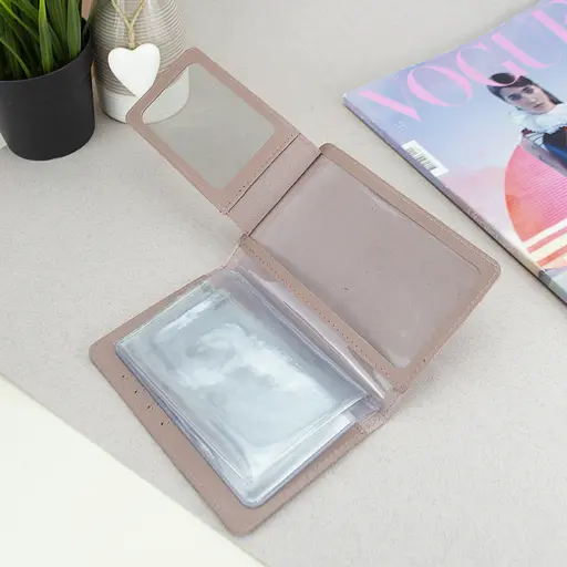 Обложка на права женская кожаная HC-26 нюдовая (на права старого образца) - фото 10