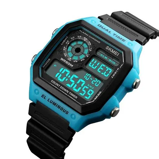 Часы наручные мужские Skmei 1299 Blue, 1299BU (12336) - фото 4