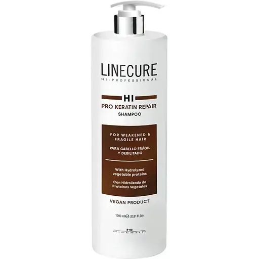 Шампунь Hipertin Linecure Vegan Pro Keratin Repair відновлюючий 1000 мл