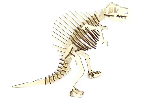 Дерев'яний конструктор "Спинозавр" 41 деталей - фото 2