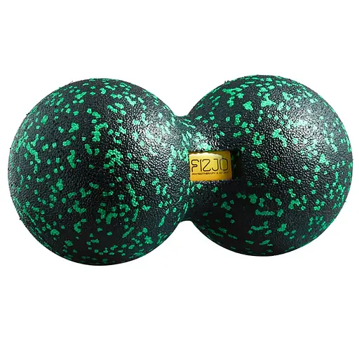 Массажный мяч двойной 4FIZJO EPP DuoBall 12 Black/Green 4FJ1325 (P-5907222931325) - фото 1