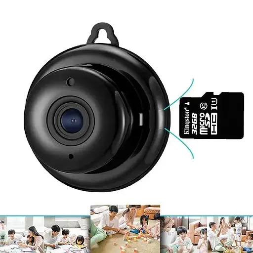 Мини Wi-Fi камера IP Konlen KL-Q2, беспроводная, 2 Мп, 1080P, SD карта до 128 Гб, без аккумулятора - фото 4