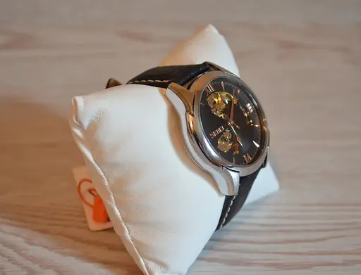 Мужские механические часы Skmei 9223 скелетон (Черные) - фото 8