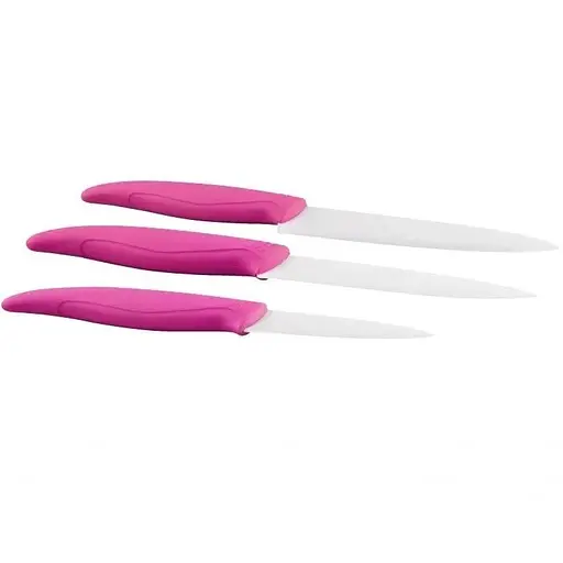 Набір керамічних ножів 3 шт. Pink (NS6SETKN) - фото 3