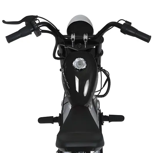 Електромобіль дитячий Мотоцикл M 6016AL-2 36V USB Bluetooth TF шкіра чорний - фото 4