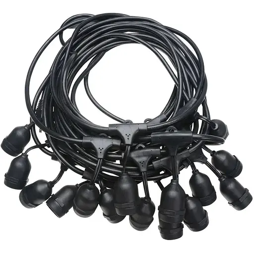 Гирлянда LED Light Edison Solar уличная с ретро лампами 15 шт. на солнечной батарее - фото 5