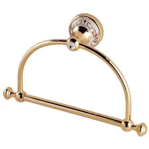 Кільце для рушника Kugu Medusa 704G Золотий - фото 1