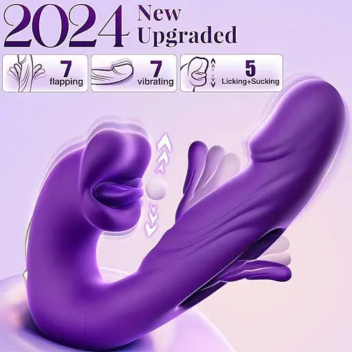 Вибратор для женщин многофункциональный Pretty Love Night Lover с 19 режимами 3в1 21 см красный - фото 7