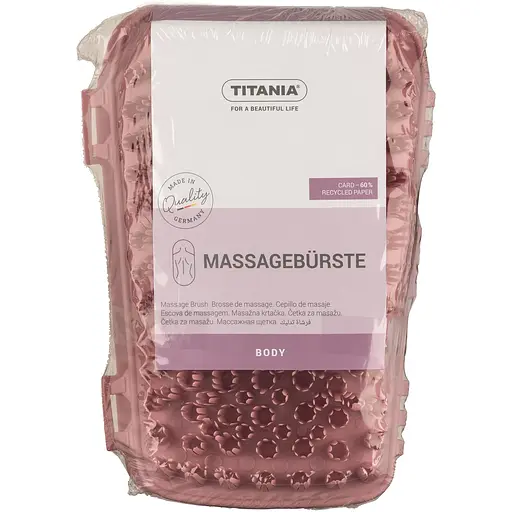 Масажер антицелюлітний Titania, 20 см, блідо-рожевий (9000 S блідо-рож)