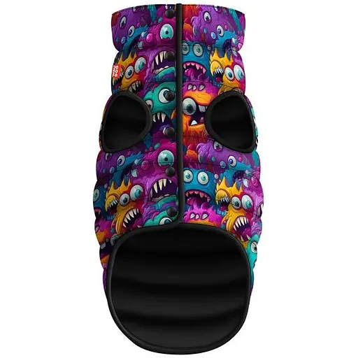 Курточка для собак Waudog Clothes рисунок Зубастые монстры S30 В 58-62 см С 42-46 см