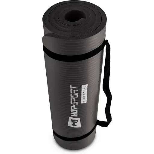 Мат для фитнеса и йоги Hop-Sport HS-N015GM 1,5см черный - фото 6