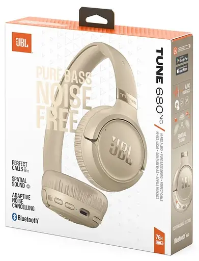 Наушники Tune 680NC Beige (JBLT680NCBEG) JBL teh0021119 - фото 10