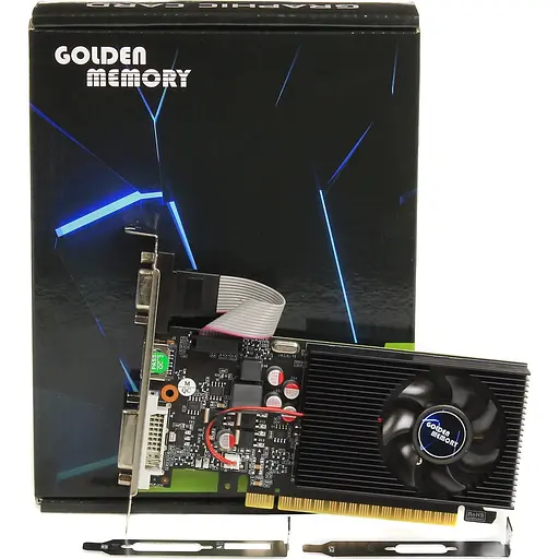 Видеокарта Golden Memory GT 730 4Gb DDR3 64bit HDMI/DVI/VGA LP (GT730LPD34G) (GDDR3, 64 bit, PCI-E 3.0 x16) - фото 3