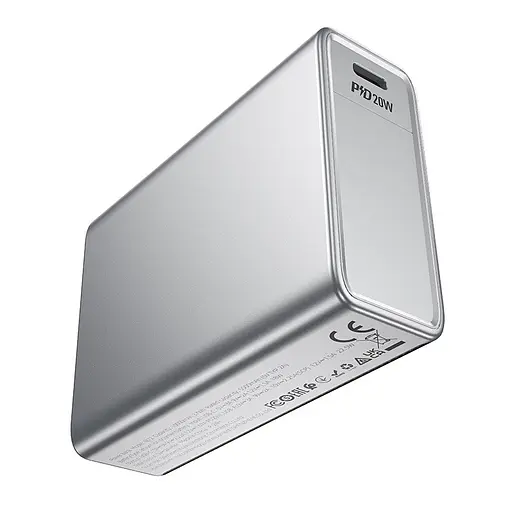 Портативний ЗП Power Bank BOROFONE BJ72 Energy 22.5W+PD20W with display 10000 mAh Metal gray - фото 6