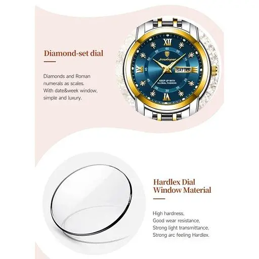 Комплект годинників для пари Poedagar Unique Couple (жіночі та чоловічі) 2 шт. - фото 7