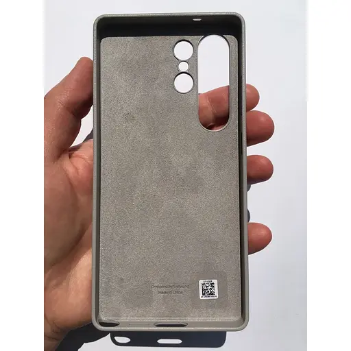 Оригінальний протиударний шкіряний чохол Samsung Kindsuit Case для Galaxy S25 Ultra Grey EF-VS938PBEGWW - фото 8