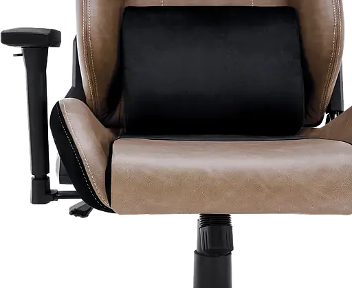 Геймерское кресло GT Racer черное с коричневым (X-2420 Black/Brown) - фото 13