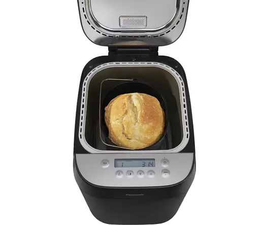 Panasonic Хлебопечка 700Вт программ-18 максимальный вес -1 кг форма-круг пластик черный - фото 7
