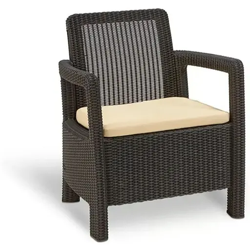 Комплект садових меблів Allibert Keter Tarifa Balcony коричневий - фото 2