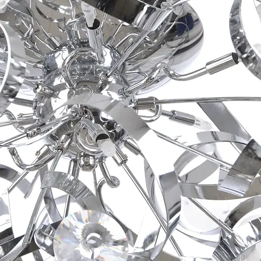 Люстра потолочная Brille галогенная G4 20W CH (BR-01175C/9) - фото 2