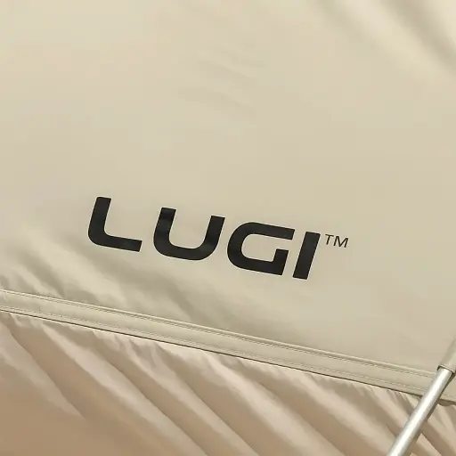 Намет надувний Lugi LU-021 для кемпінгу на 2-3 людини 230 * 230 * 150 см з тентом Бежевий - фото 5