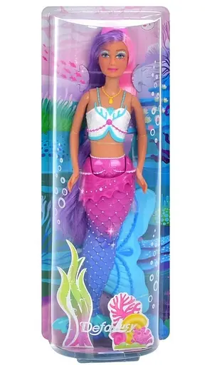 Кукла 8483 DEFA "Русалка" 35 см, в слюде, 33,5-12,5-5,5 см (6903317476268) Вид 4 - фото 1