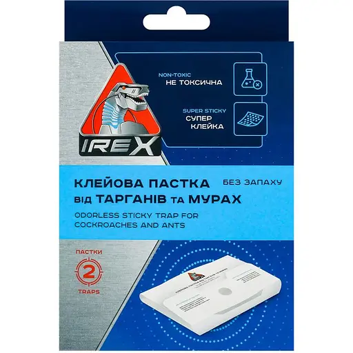 Ловушка от тараканов и муравьев IREX клеевая 2 шт.