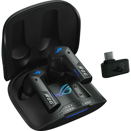 Bluetooth-гарнитура Asus ROG Cetra True Wireless SpeedNova Black (90YH03Y0-BTUA00) - фото 1