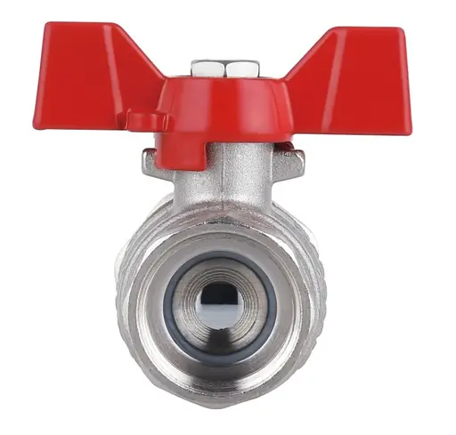 Кран шаровой Thermo Alliance "Американка" Forte 3/4" ВН прямая, бабочка SF220W20 - фото 2