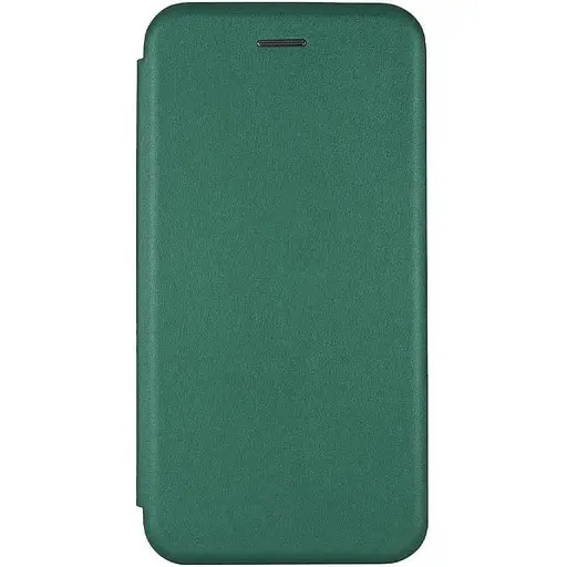 Кожаный чехол-книжка Epik Classy для ZTE Blade A55 4G Зеленый