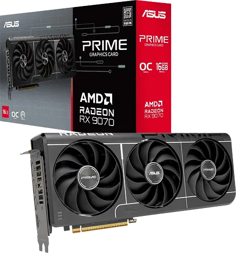 Видеокарта AMD Radeon RX 9070 16GB Asus OC PRIME EVO (90YV0MQ0-M0NA00)