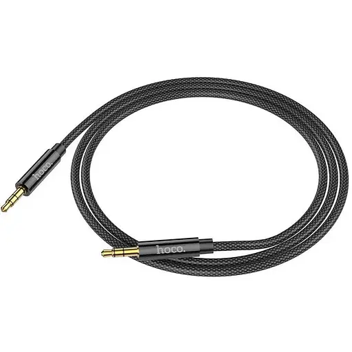 Кабель AUX Hoco UPA19 3.5 мм M - 3.5 мм M 1 м черный - фото 1