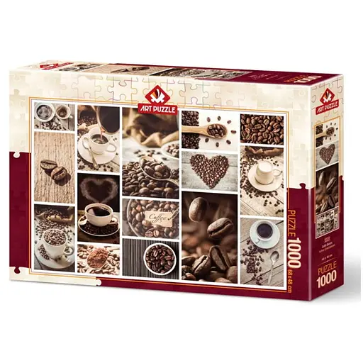 Пазл Art Puzzle Кавові зерна колаж 1000 ел. (5233) - фото 1