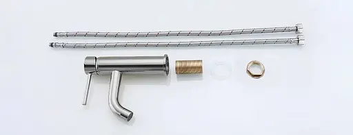 Змішувач для умивальника Rea Lungo chrome низький REA-B4101 Хром - фото 7