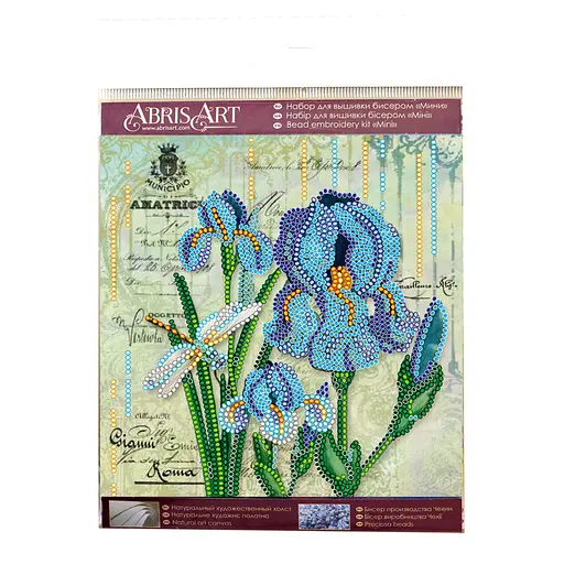 Набор для вышивки бисером "Ультрамарин AM-181 на натуральном холсте. - фото 2