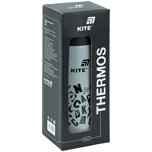Термос Kite сірий 500 мл (K25-1222-2) - фото 5
