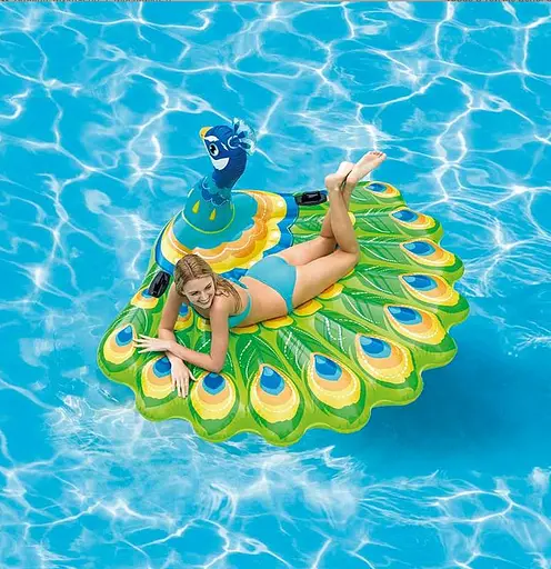 Надувний плотик Павич 57250 розмір 193х163х94 см - фото 3