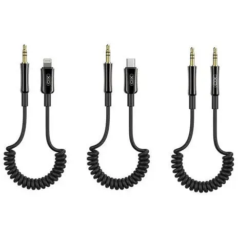 Аудиоадаптер XO NB-R255B Type-C to 3.5 мм Черный - фото 1