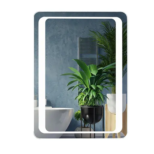 Дзеркало Unio MRR-02 SQR-RA 600 x 800 mm LED FL 000026933 - фото 1