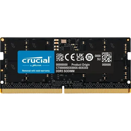 Оперативна пам'ять Crucial 16GB SODIMM DDR5 4800MHz (CT16G48C40S5)
