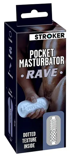 Мастурбатор Orion Stroker Pocket Rave прозрачный - фото 8