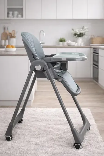 Стульчик для кормления FreeON KAI, бирюзовый - фото 4