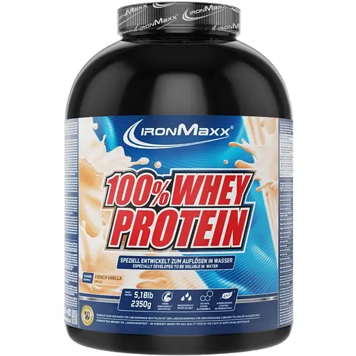 Протеїн IronMaxx 100% Whey Protein Ванільна кава 2350 г - фото 1