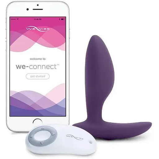 Анальна смарт-вібропробка We-Vibe Ditto Purple з пультом ДУ - фото 2