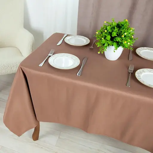 Скатерть ТЕП Aquastop водоотталкивающая Brownie 140x180 см (С-04190_29830) - фото 1