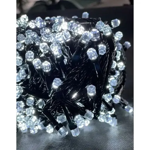 Новорічна гірлянда Рубін 30 м 500 Білих лампочок - фото 1